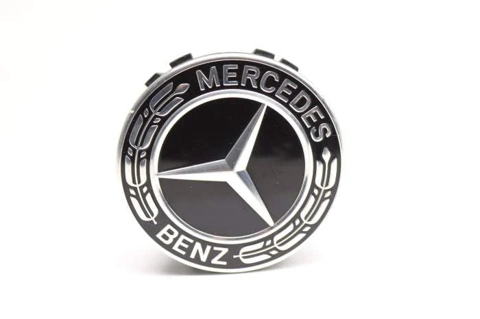 HUB CAP BLACK AND SILVER