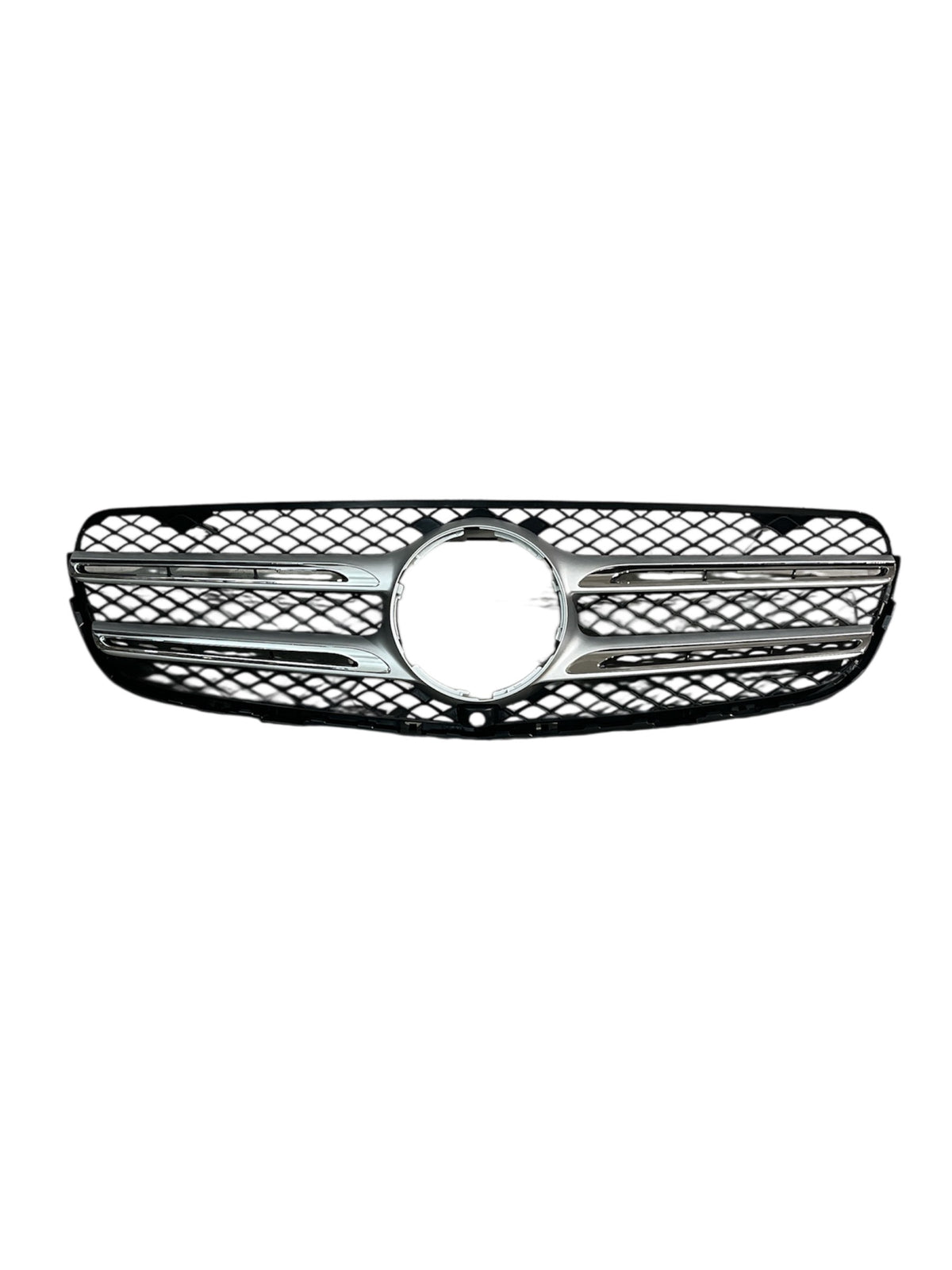 W253 GRILLE GT LOOK SILVER P/F (W/CAMERA BLOCKER)