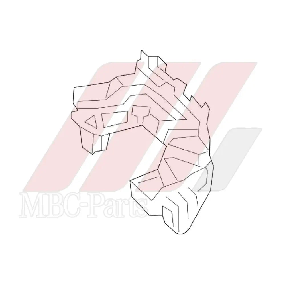 W212 TAIL PIPE TRIM BRACKET L/S Generic Exhaust System