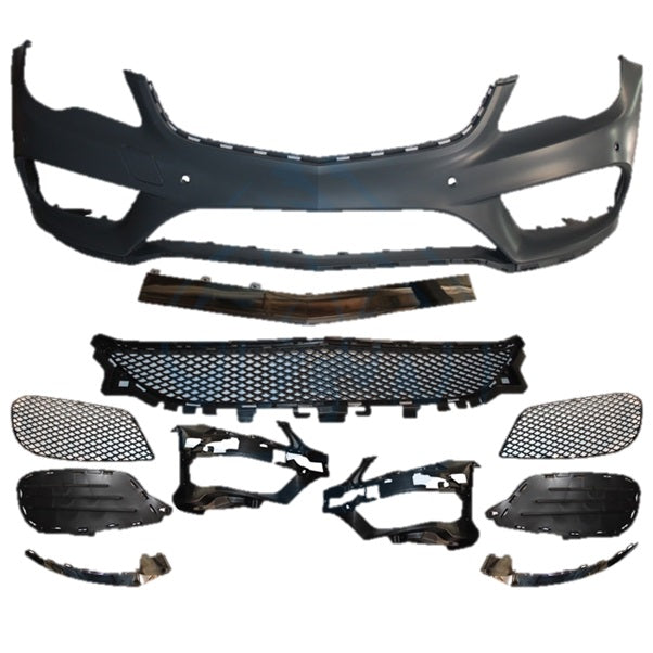 W207 BUMPER FR AMG/PDC F/L COMPLETE