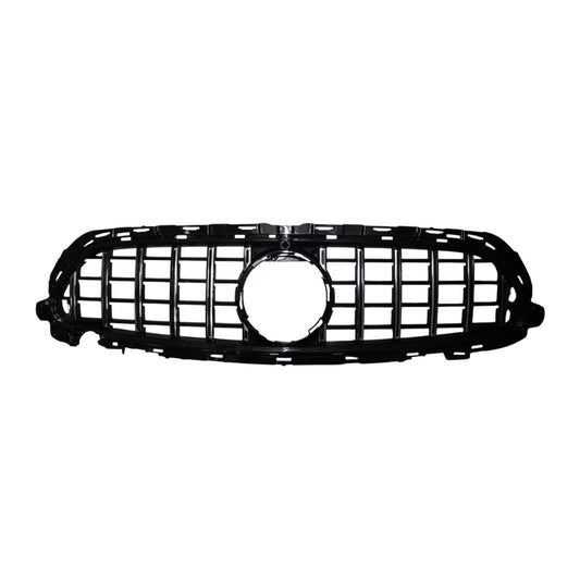 W213 GRILLE GT LOOK BLACK F/L NO BASE & STAR CAMERA BLOCKER