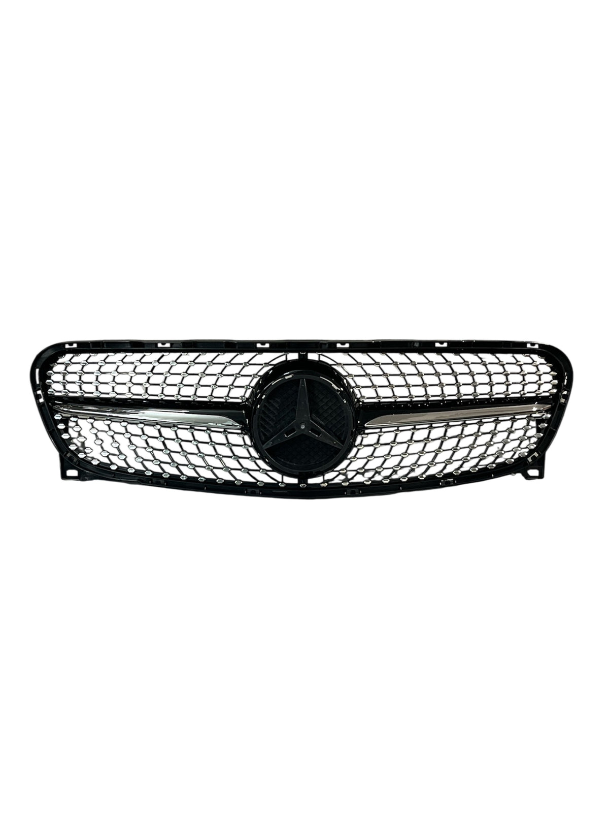W156 GRILLE DIAMOND P/F BLACK