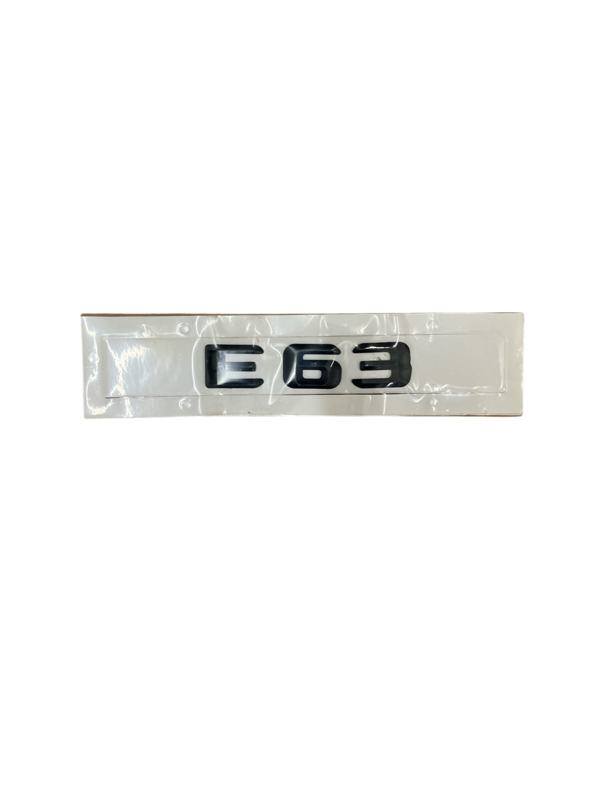DECAL BOOTLID EMBLEM E63 CHROME