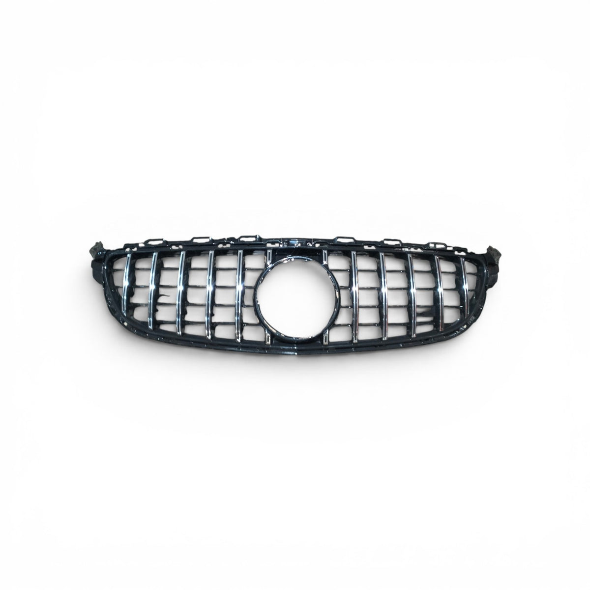 W205 GRILLE C63 GT LOOK SILVER F/L CAMERA BL, NO BASE & STAR