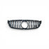 W205 GRILLE C63 GT LOOK SILVER F/L CAMERA, NO BASE & STAR