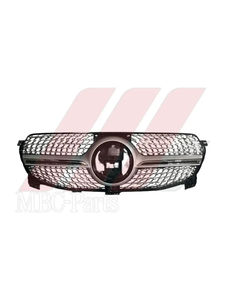 W167 GRILLE DIAMOND LOOK SILVER (CAMERA W/BLOCKER) Generic Attachment