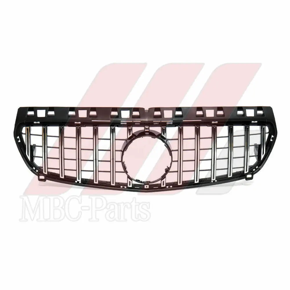W176 GRILLE GT LOOK F/L SILVER WITH BASE & STAR Generic Attachment