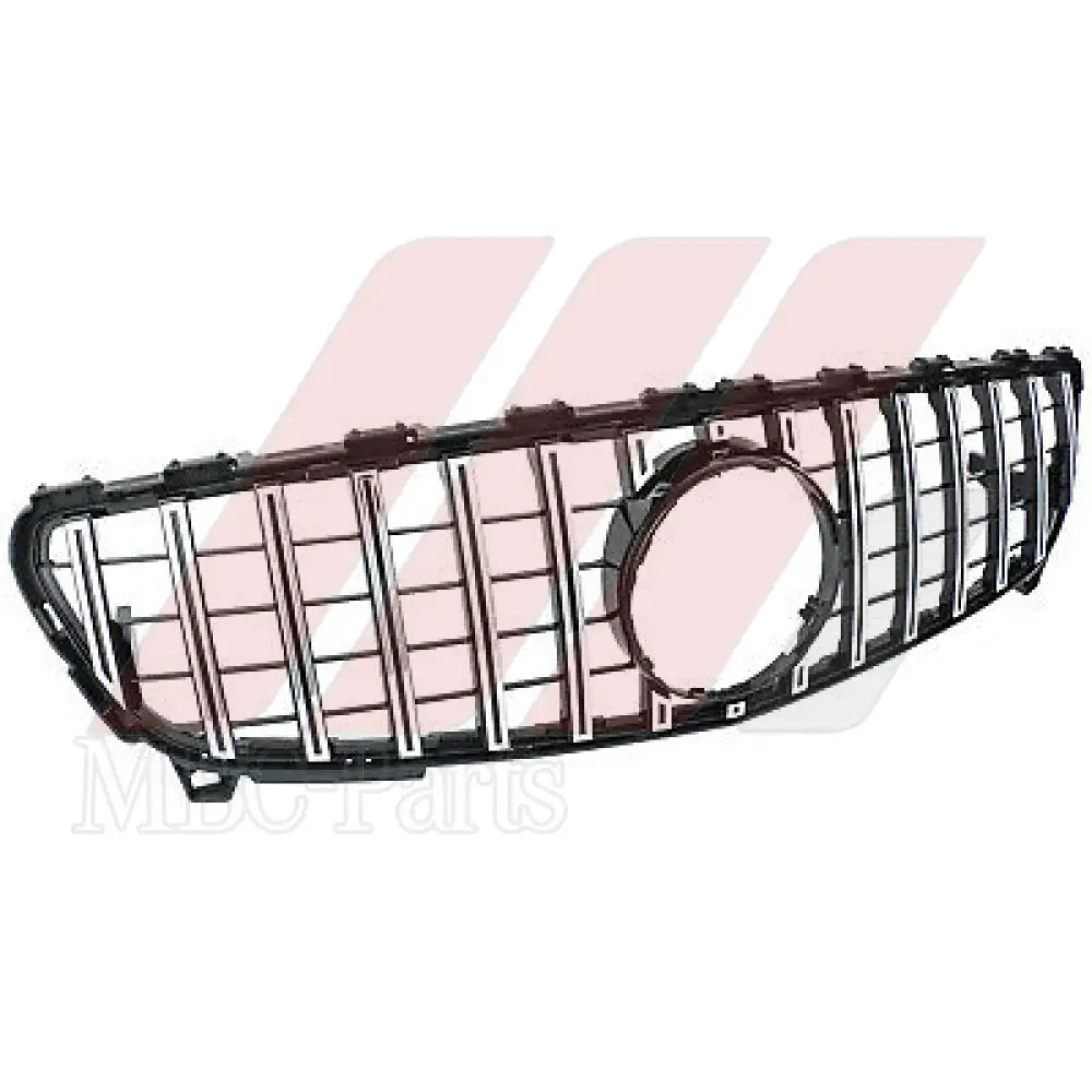 W176 GRILLE GT LOOK P/F BLACK & SILVER (WITH BASE) Generic Attachment