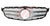 W205 GRILLE AVANTGARDE SILVER P/F NO BASE & STAR Attachment
