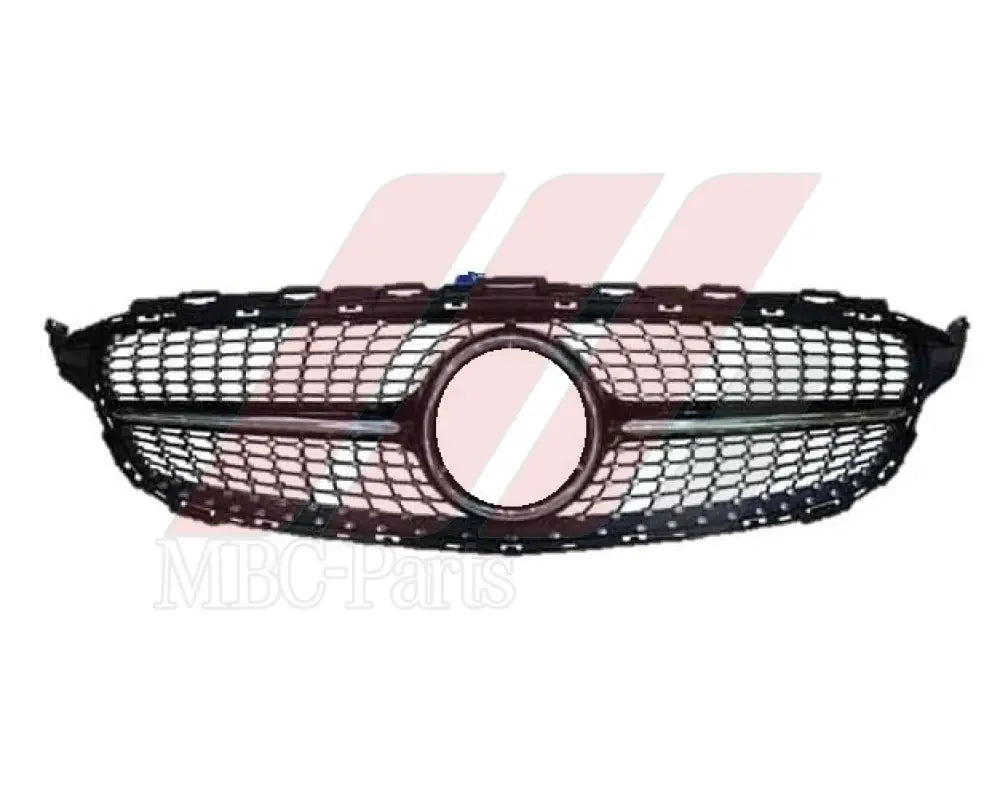 W205 GRILLE DIAMOND BLACK NO CAMERA F/L Generic Attachment