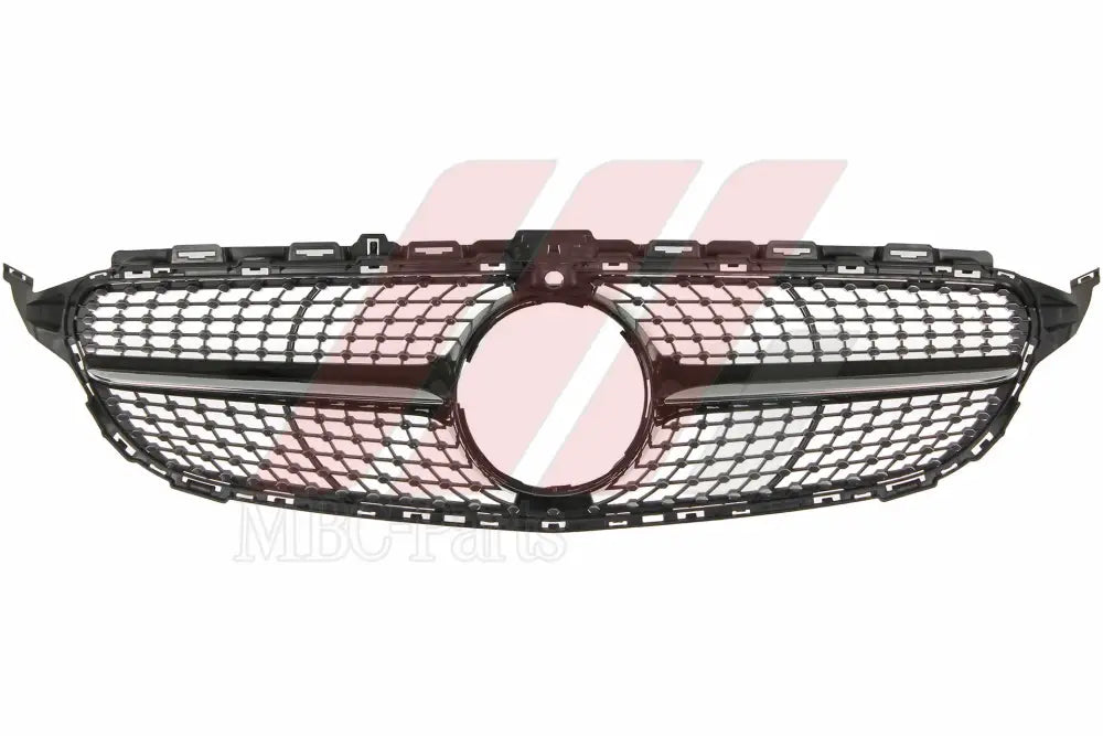 W205 GRILLE DIAMOND LOOK BLACK & CHROME W/CAMERA P/F (WITH B Generic Attachment