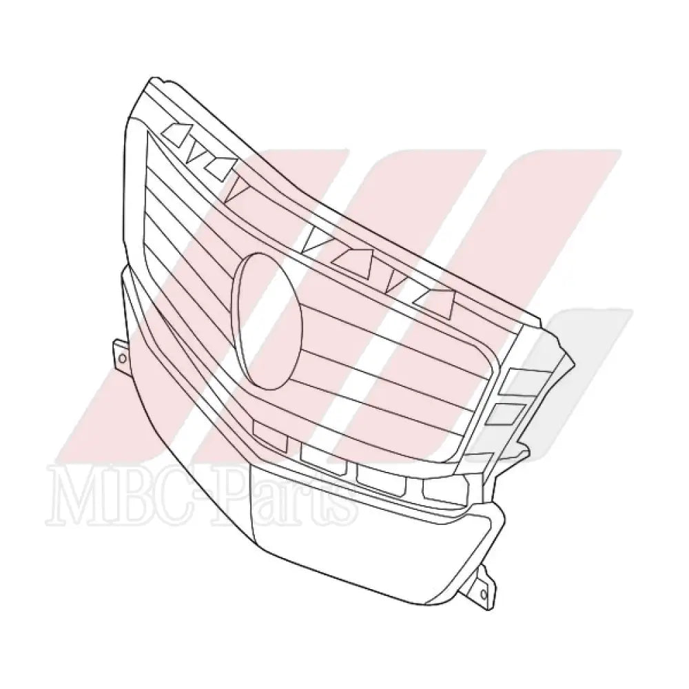 W218 GRILLE DIAMOND W/O CAMERA NO BASE & STAR Generic Attachment