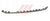 W246 BUMPER REAR CHROME CENTER MOULDING Generic Attachment