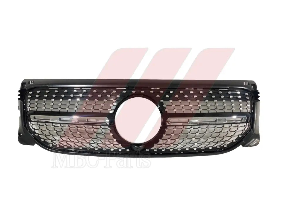 W247 GRILLE DIAMOND BLK WITH GLASS EMBLEM & CAM BLOCKER GLB Generic Attachment